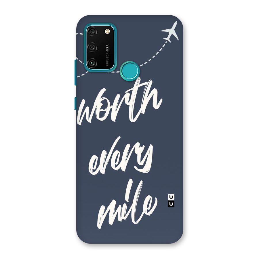 Worth Every Mile Back Case for Honor 9A