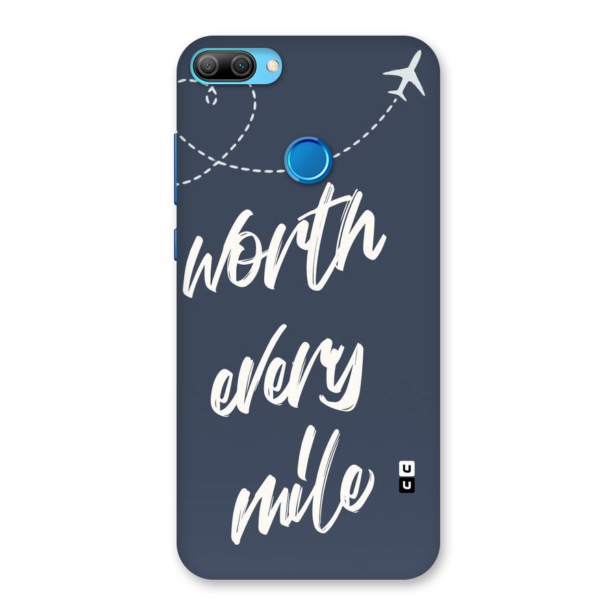 Worth Every Mile Back Case for Honor 9N