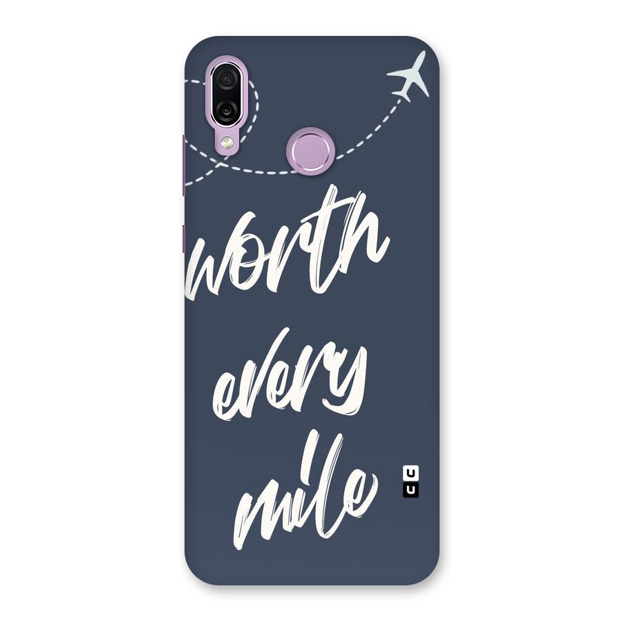 Worth Every Mile Back Case for Honor Play