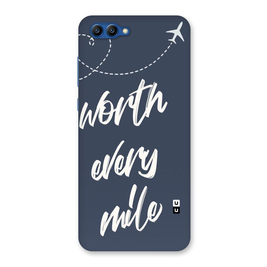 Worth Every Mile Back Case for Honor View 10