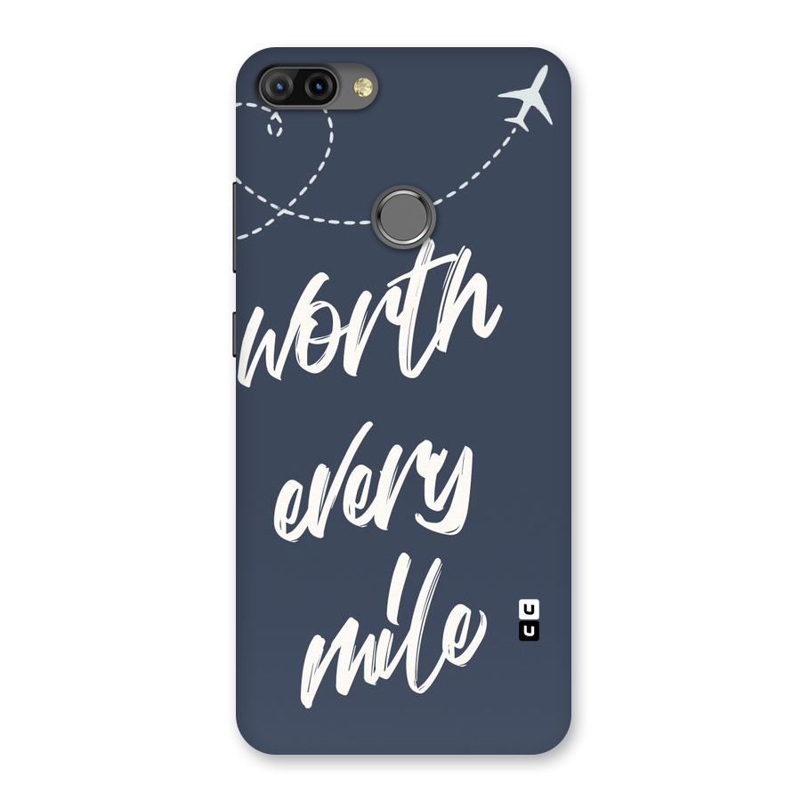 Worth Every Mile Back Case for Infinix Hot 6 Pro