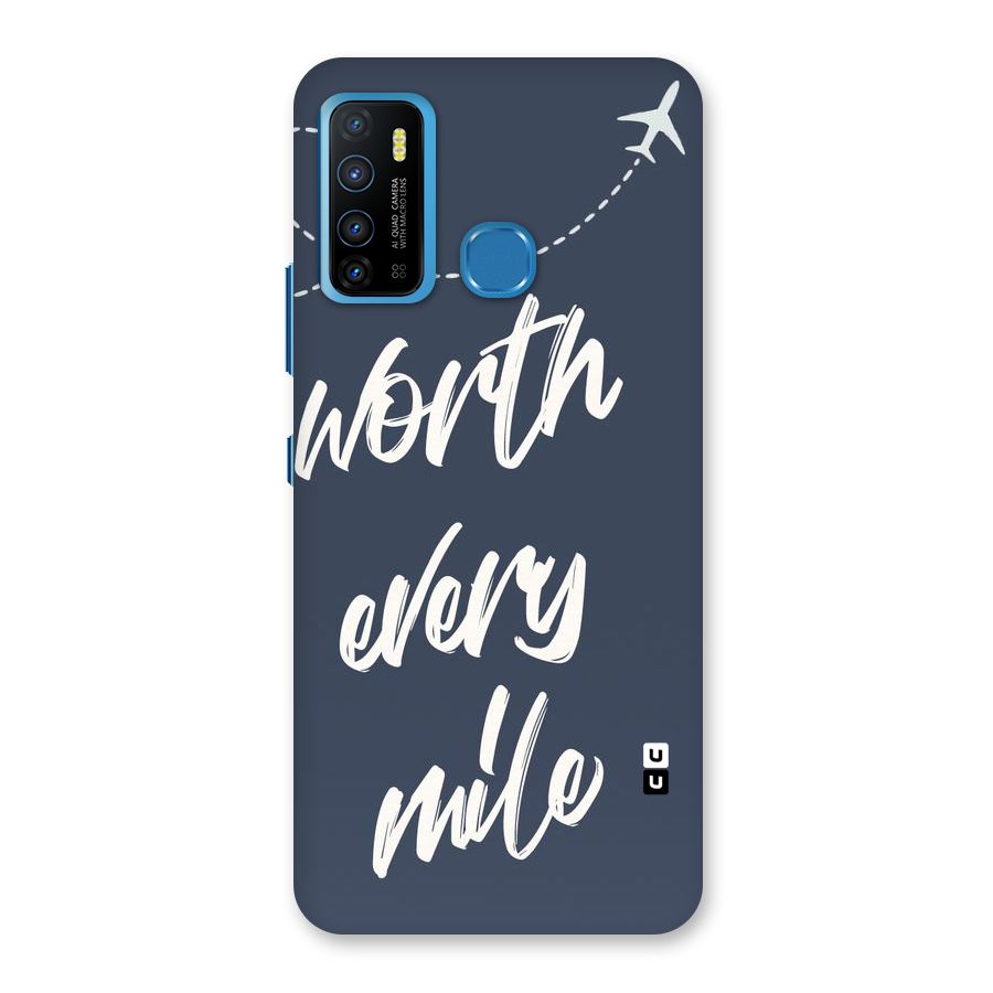 Worth Every Mile Back Case for Infinix Hot 9
