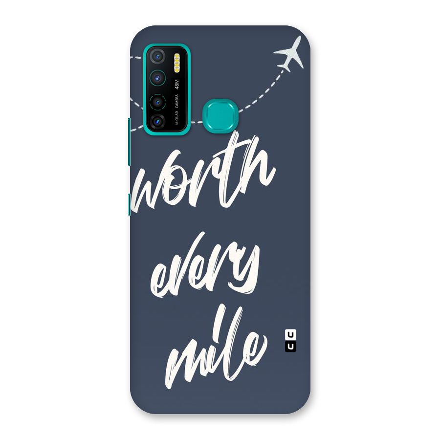 Worth Every Mile Back Case for Infinix Hot 9 Pro