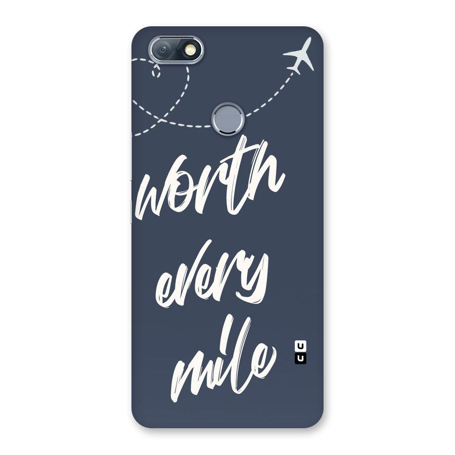 Worth Every Mile Back Case for Infinix Note 5