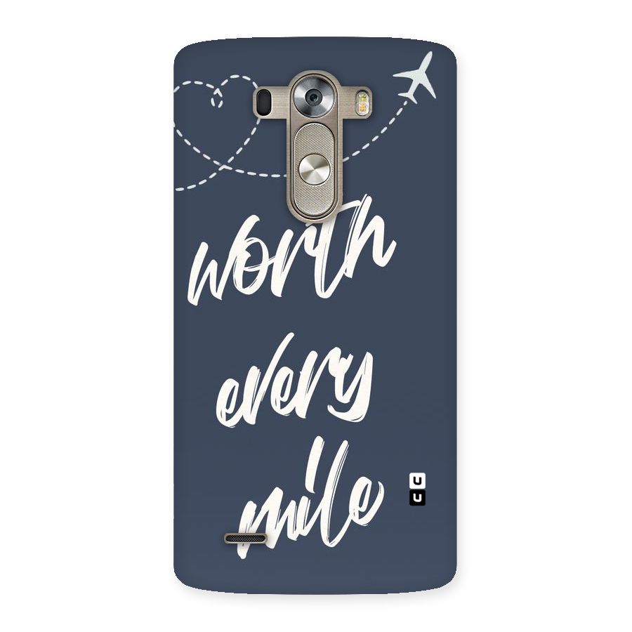 Worth Every Mile Back Case for LG G3
