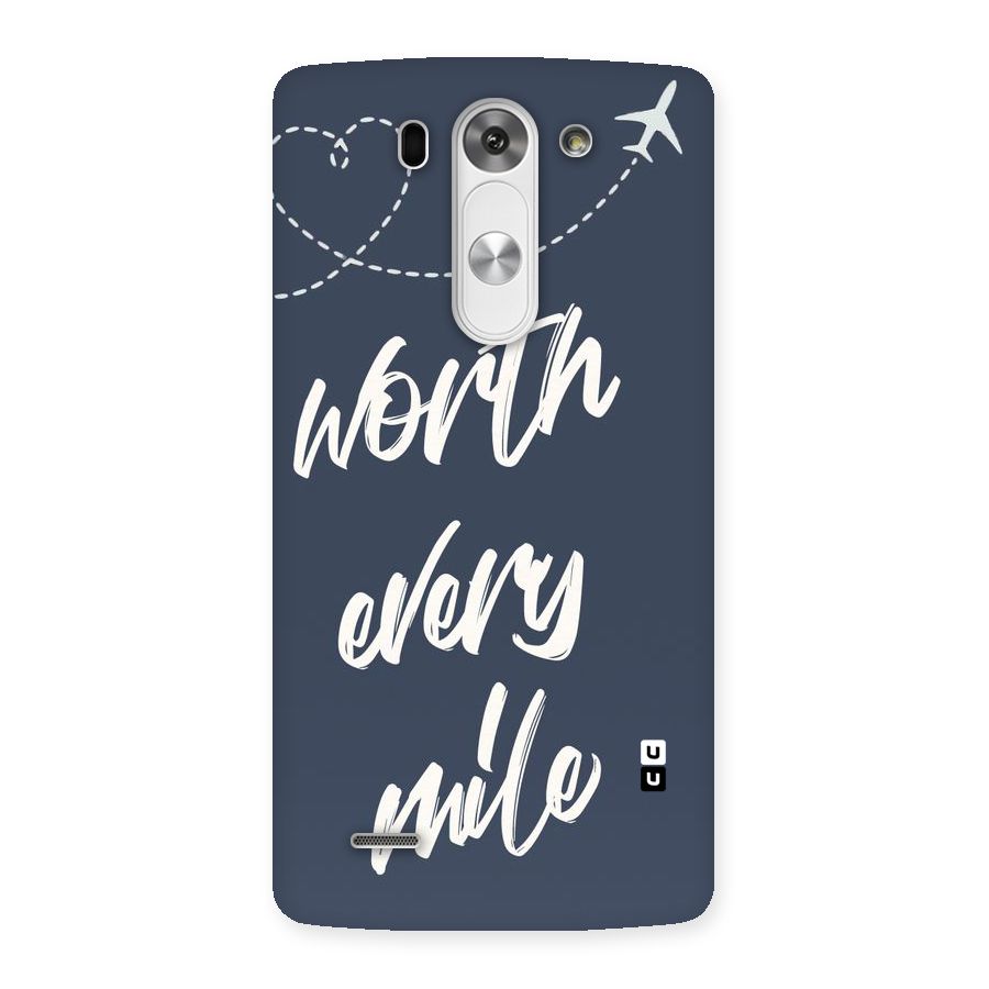 Worth Every Mile Back Case for LG G3 Mini