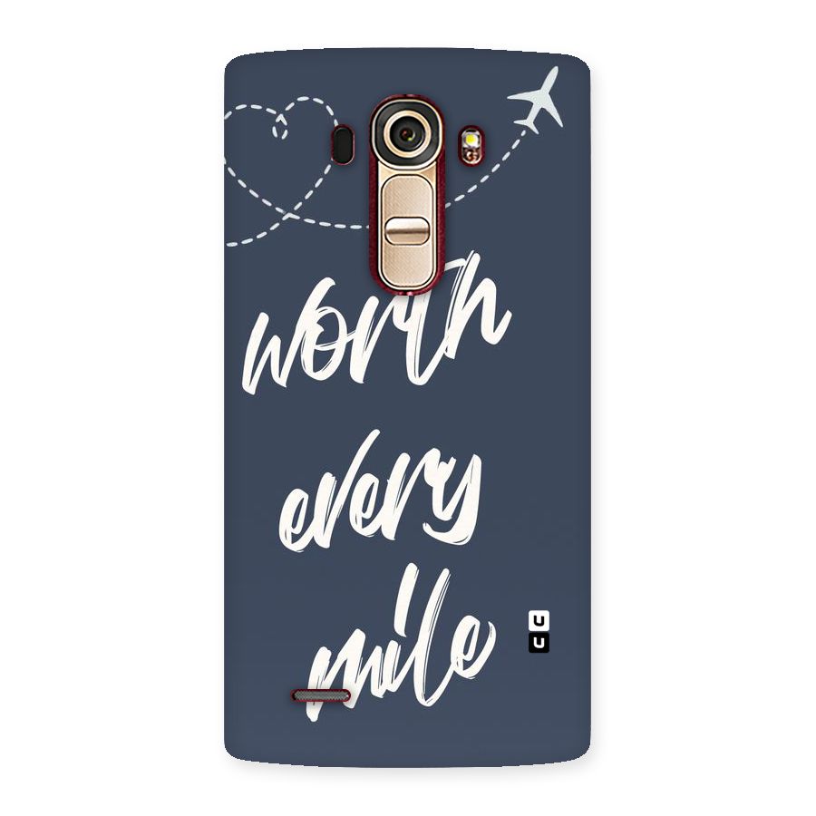 Worth Every Mile Back Case for LG G4