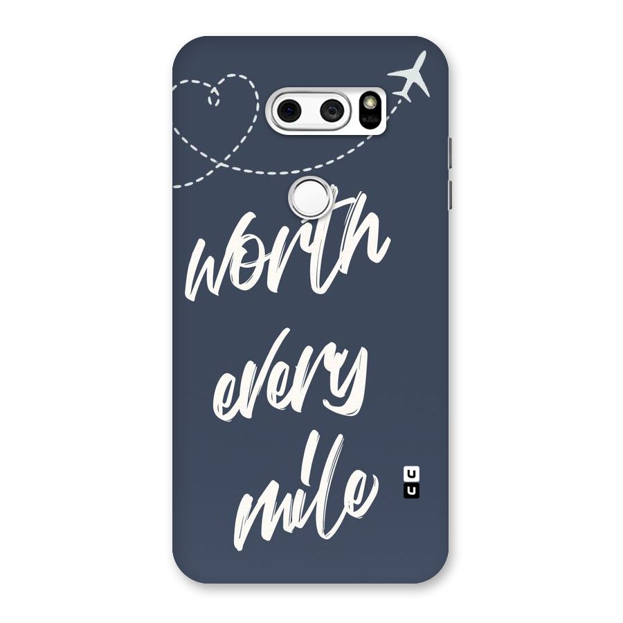 Worth Every Mile Back Case for LG V30