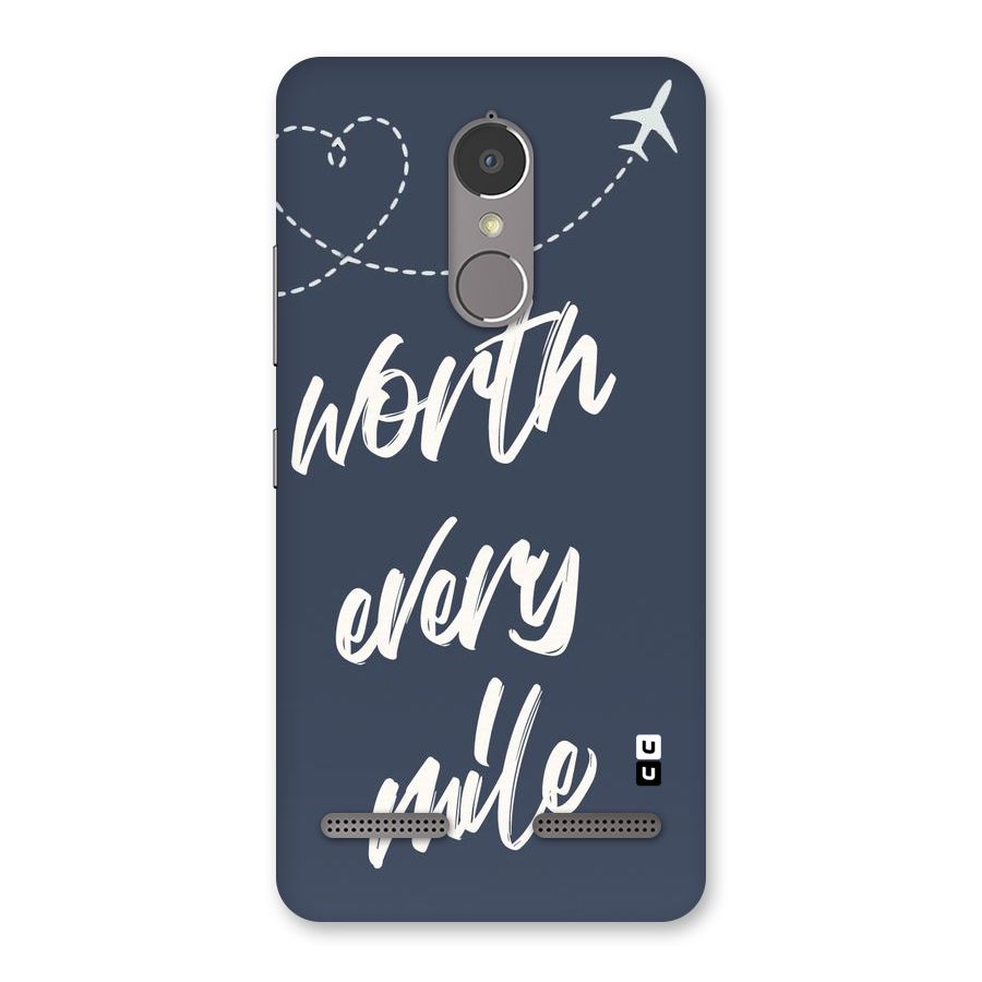 Worth Every Mile Back Case for Lenovo K6