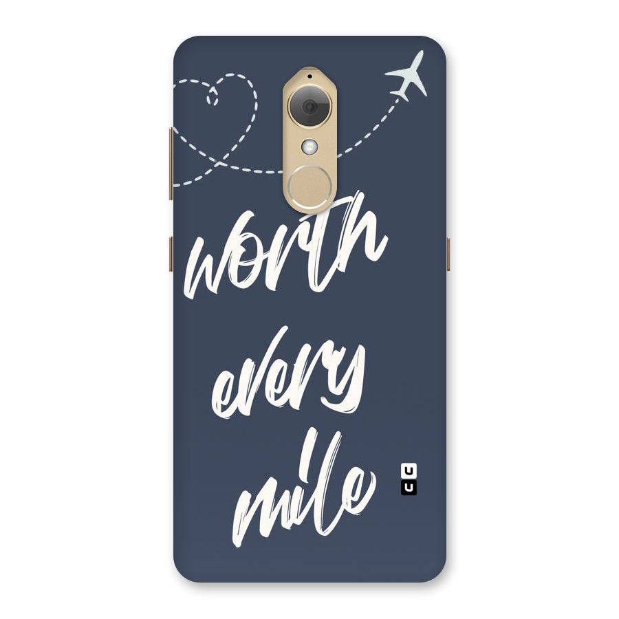 Worth Every Mile Back Case for Lenovo K8
