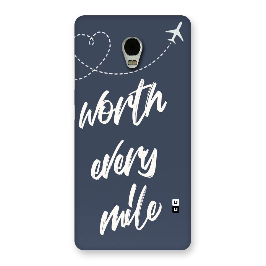 Worth Every Mile Back Case for Lenovo Vibe P1