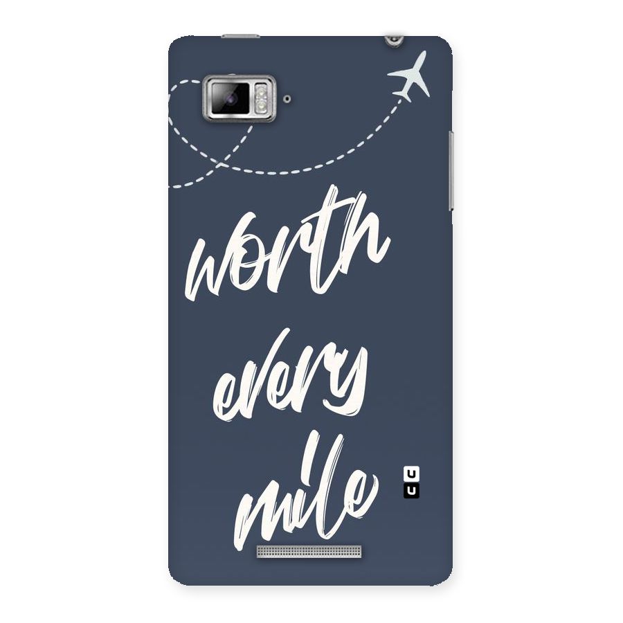 Worth Every Mile Back Case for Lenovo Vibe Z K910