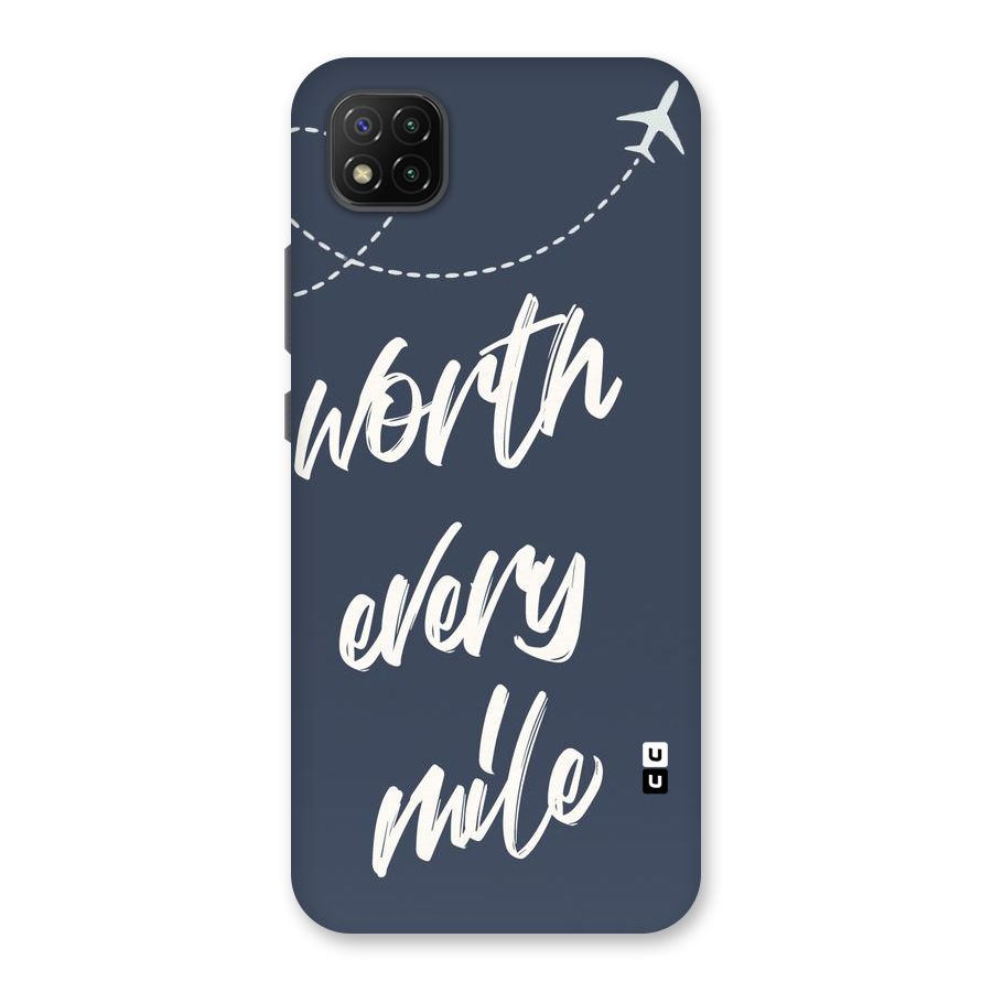 Worth Every Mile Back Case for Poco C3