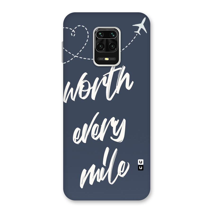 Worth Every Mile Back Case for Poco M2 Pro