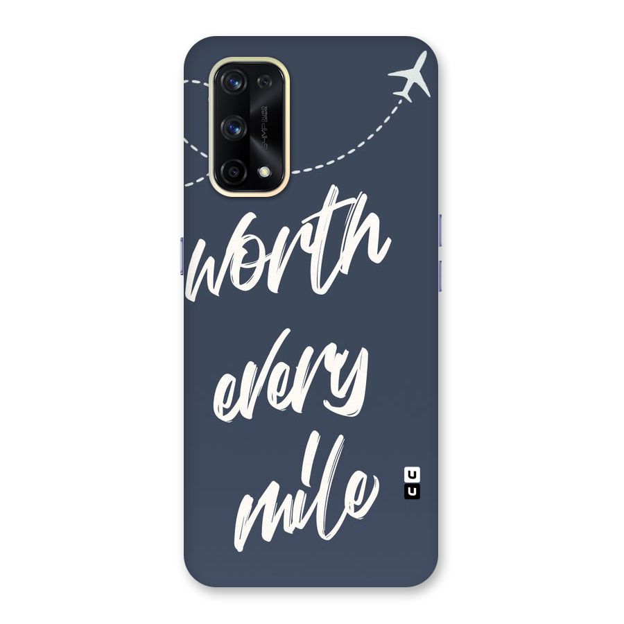 Worth Every Mile Glass Back Case for Realme X7 Pro