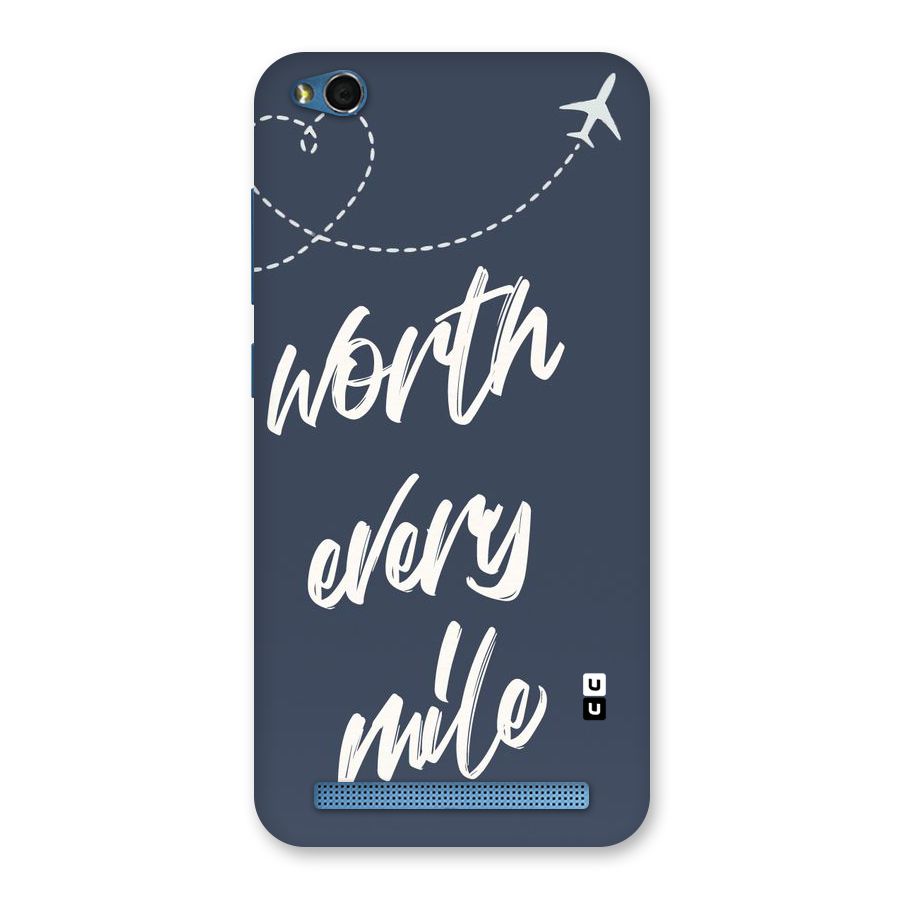 Worth Every Mile Back Case for Redmi 5A