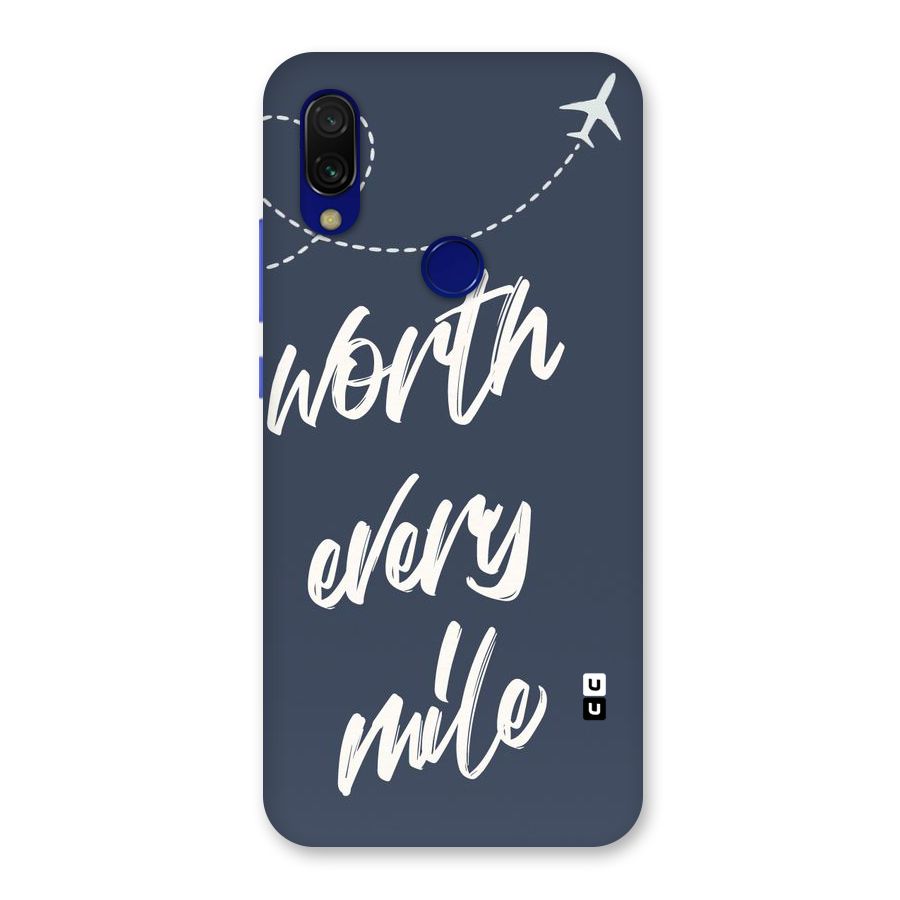 Worth Every Mile Back Case for Redmi 7