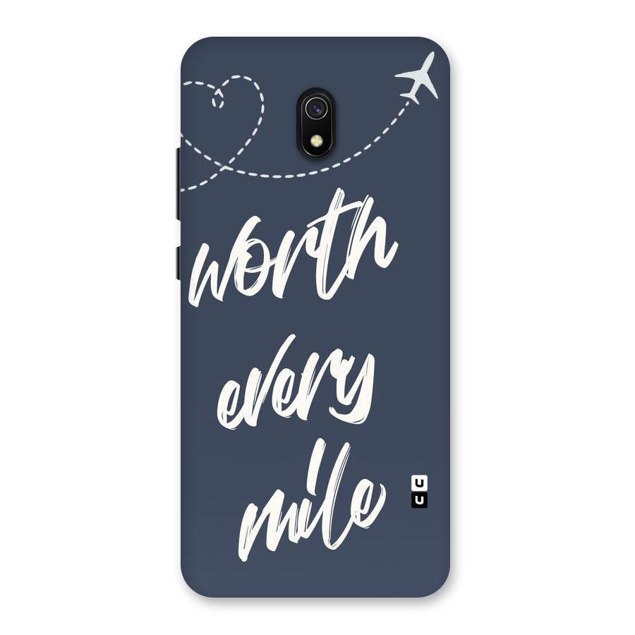 Worth Every Mile Back Case for Redmi 8A
