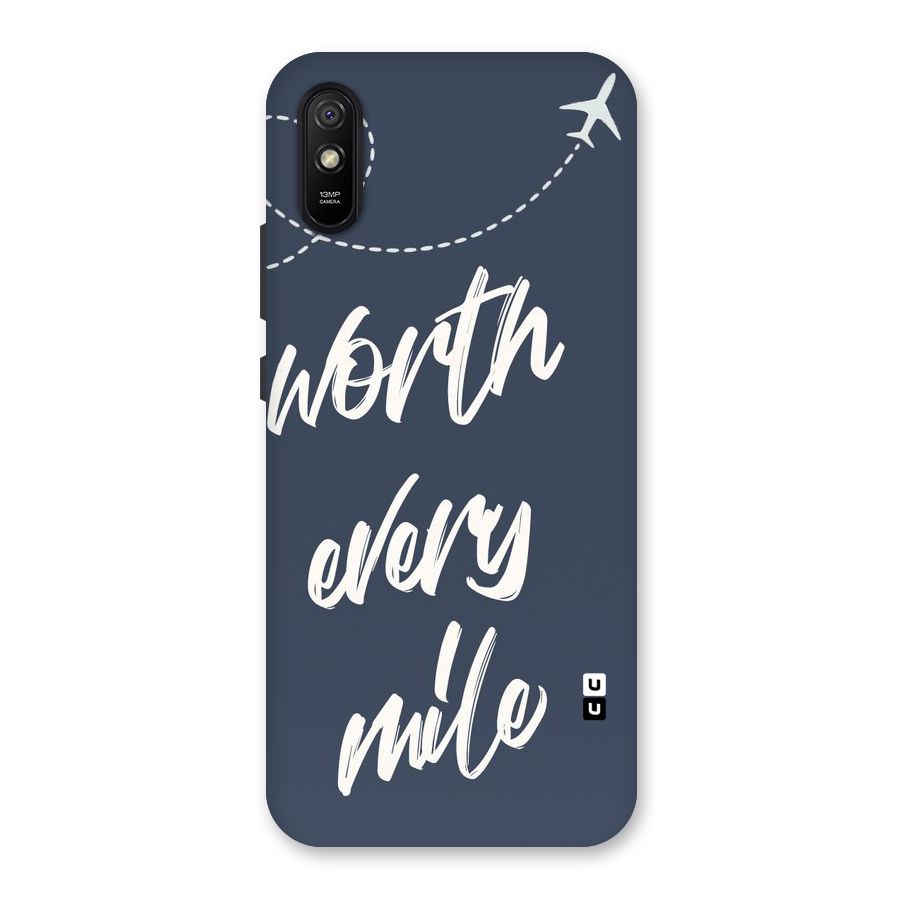Worth Every Mile Back Case for Redmi 9A