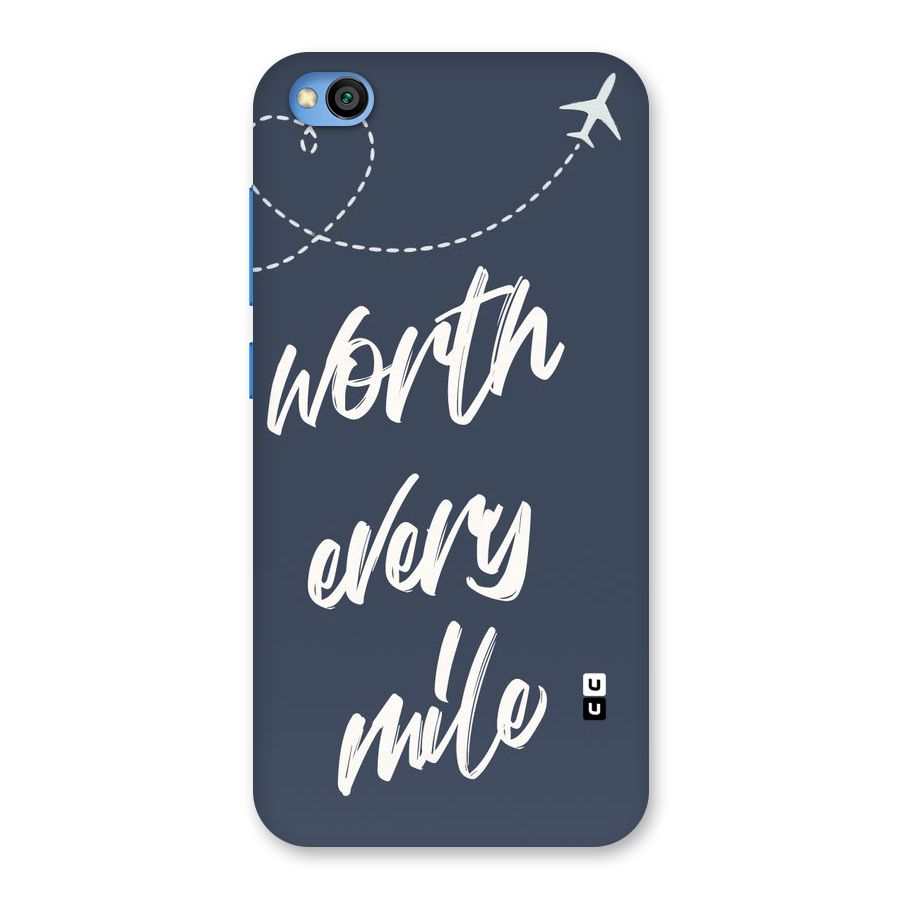 Worth Every Mile Back Case for Redmi Go