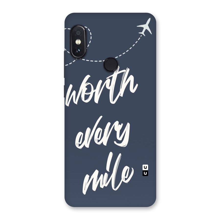 Worth Every Mile Back Case for Redmi Note 5 Pro