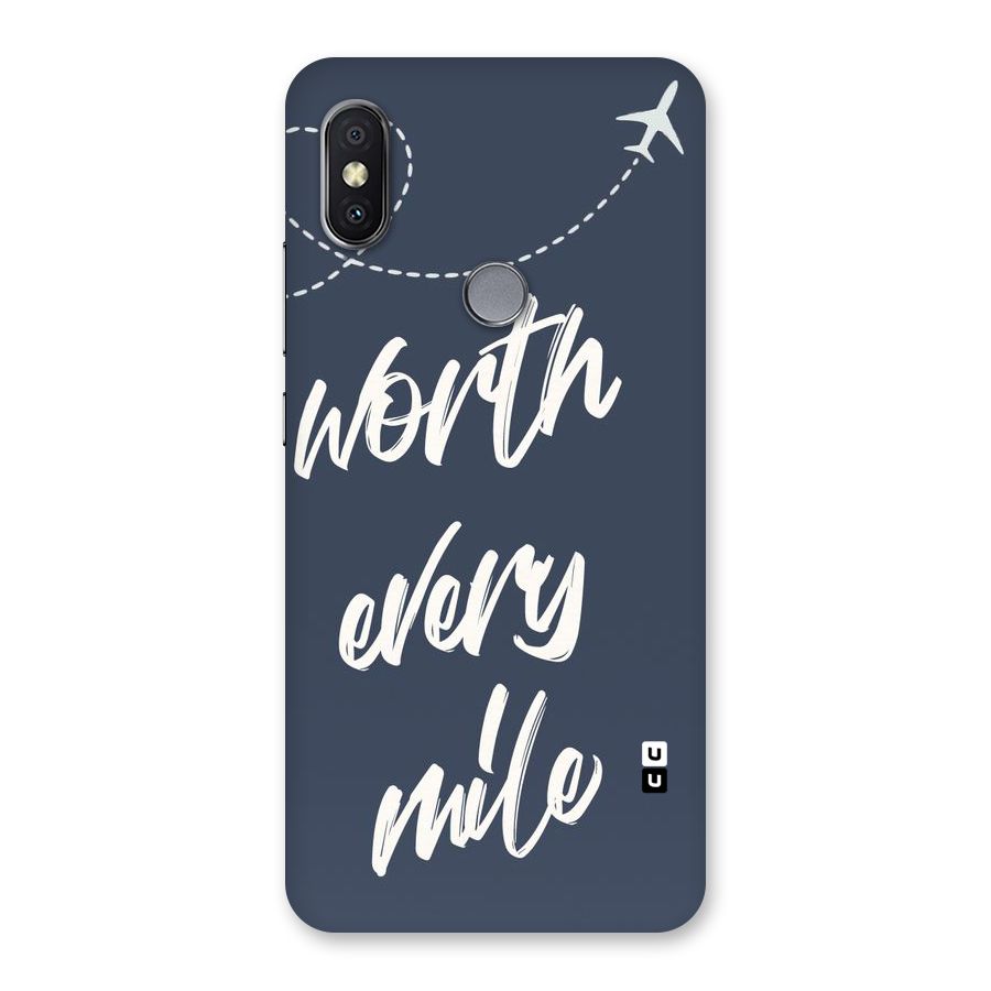 Worth Every Mile Back Case for Redmi Y2