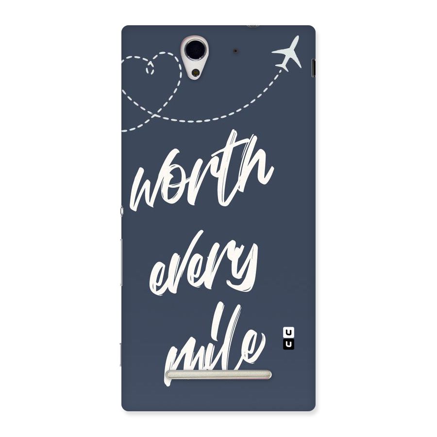 Worth Every Mile Back Case for Sony Xperia C3