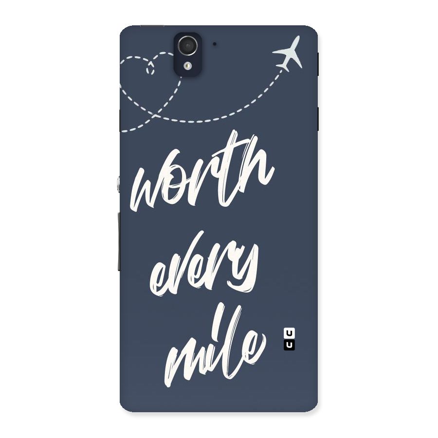 Worth Every Mile Back Case for Sony Xperia Z