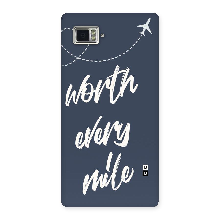 Worth Every Mile Back Case for Vibe Z2 Pro K920