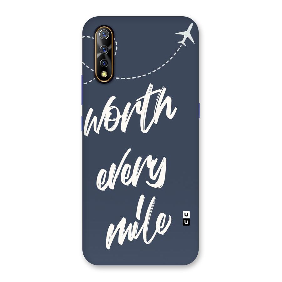 Worth Every Mile Back Case for Vivo S1