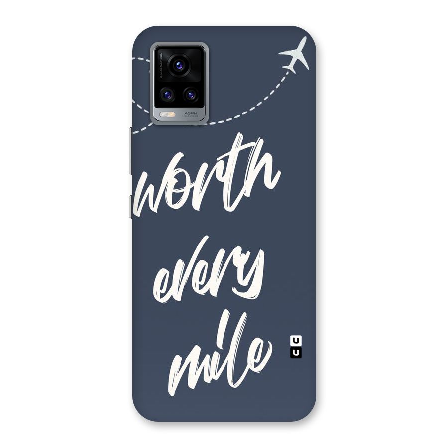 Worth Every Mile Back Case for Vivo V20