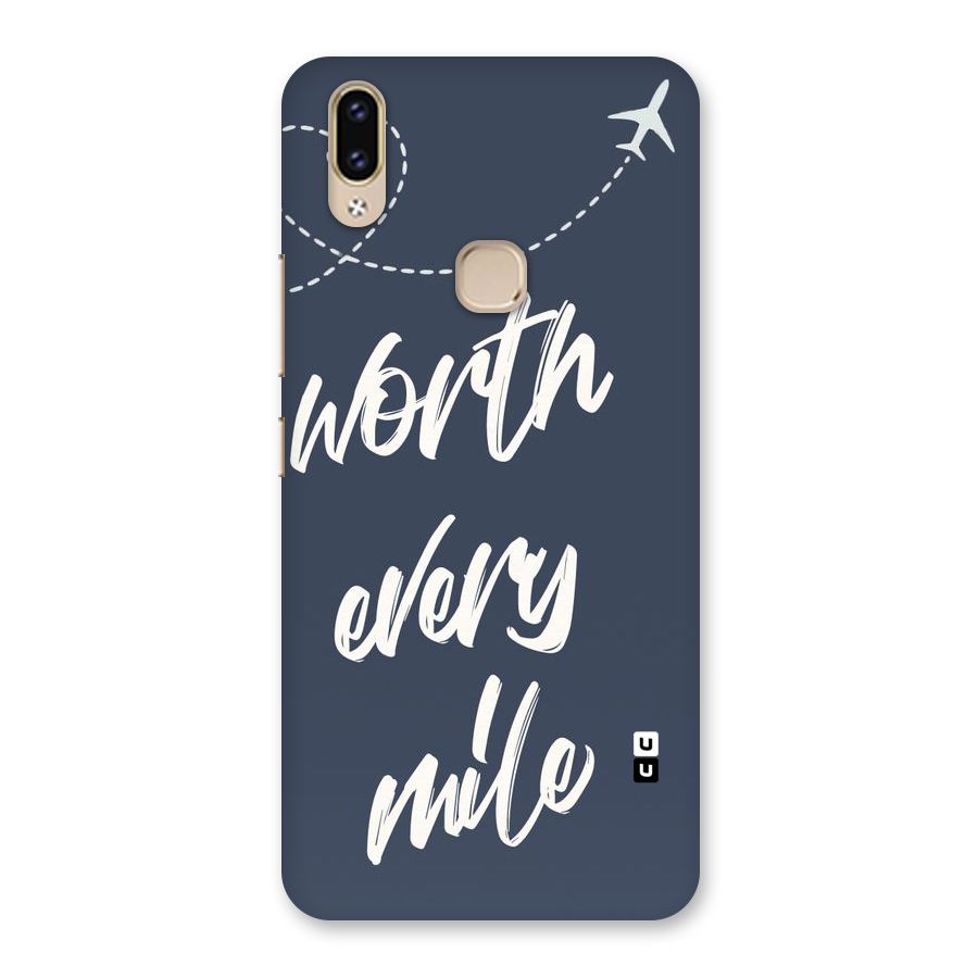 Worth Every Mile Back Case for Vivo V9 Youth