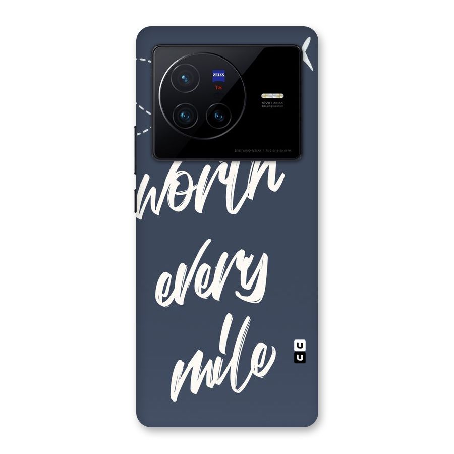 Worth Every Mile Back Case for Vivo X80