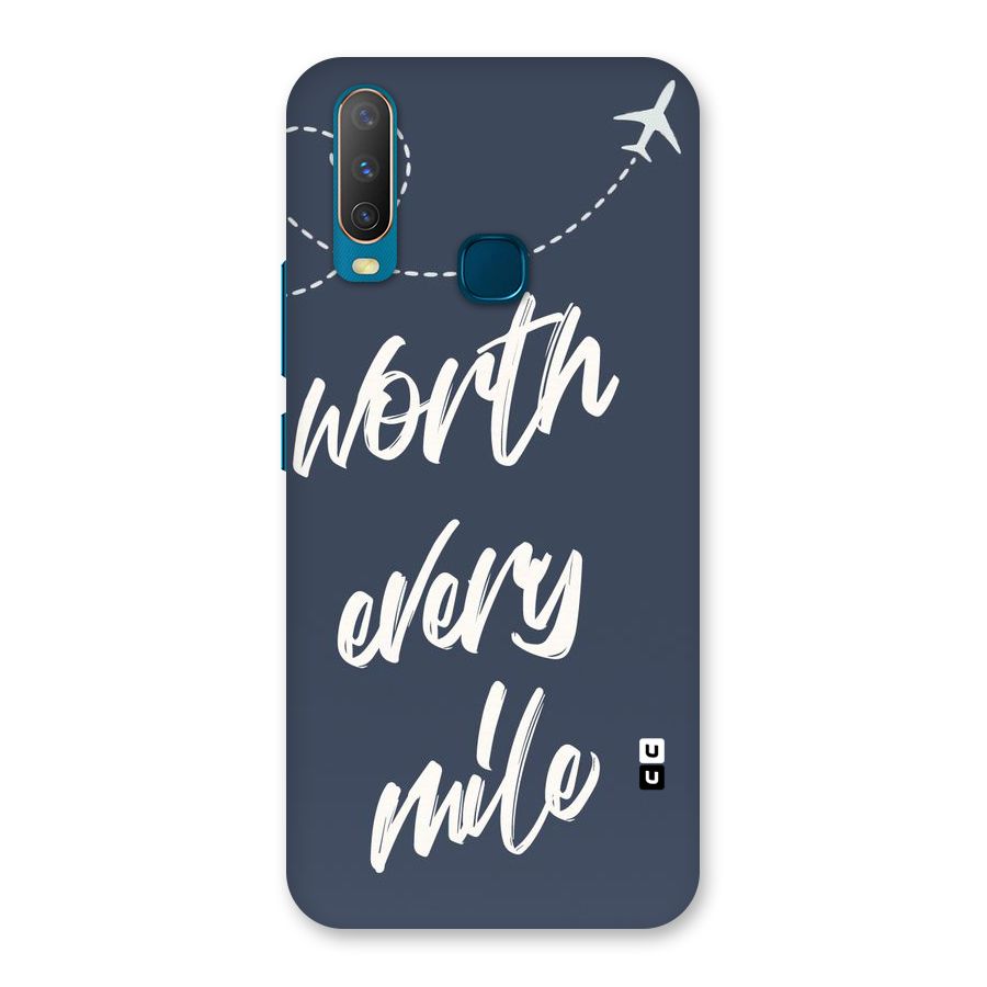 Worth Every Mile Back Case for Vivo Y17