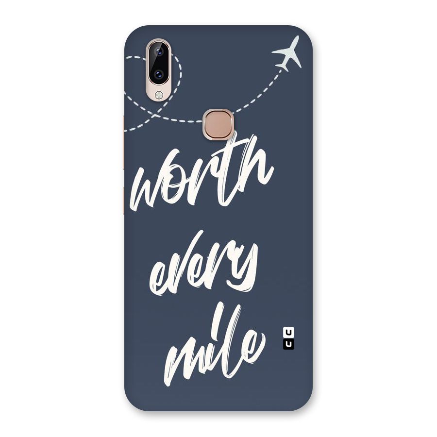Worth Every Mile Back Case for Vivo Y83 Pro