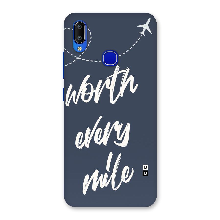 Worth Every Mile Back Case for Vivo Y91