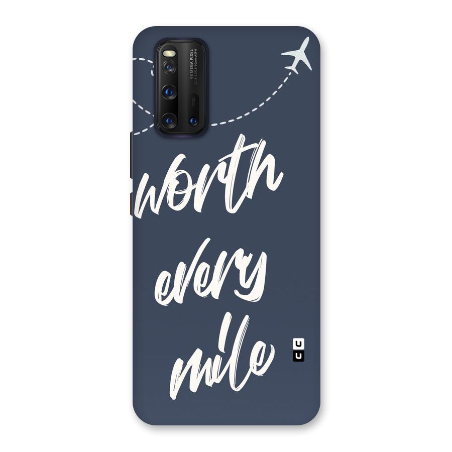 Worth Every Mile Back Case for Vivo iQOO 3
