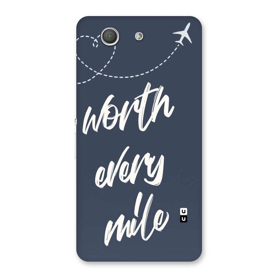 Worth Every Mile Back Case for Xperia Z3 Compact