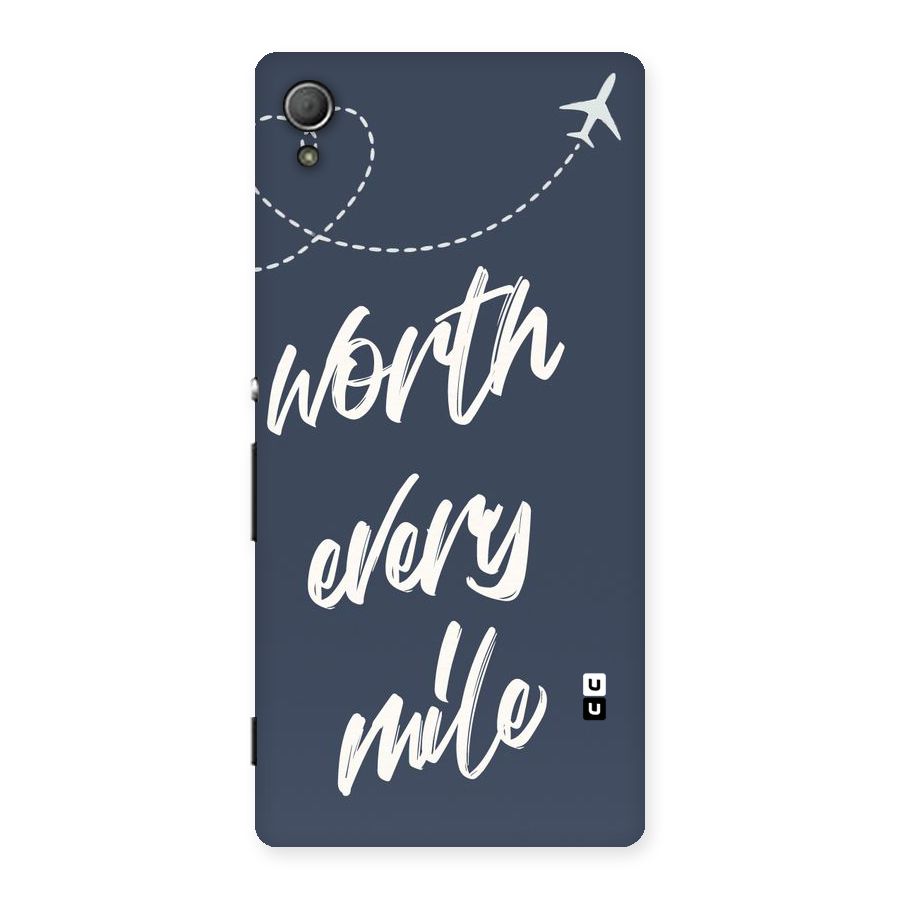 Worth Every Mile Back Case for Xperia Z3 Plus