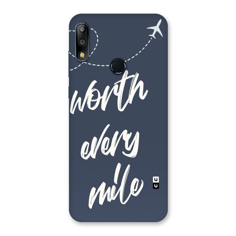 Worth Every Mile Back Case for Zenfone Max Pro M2