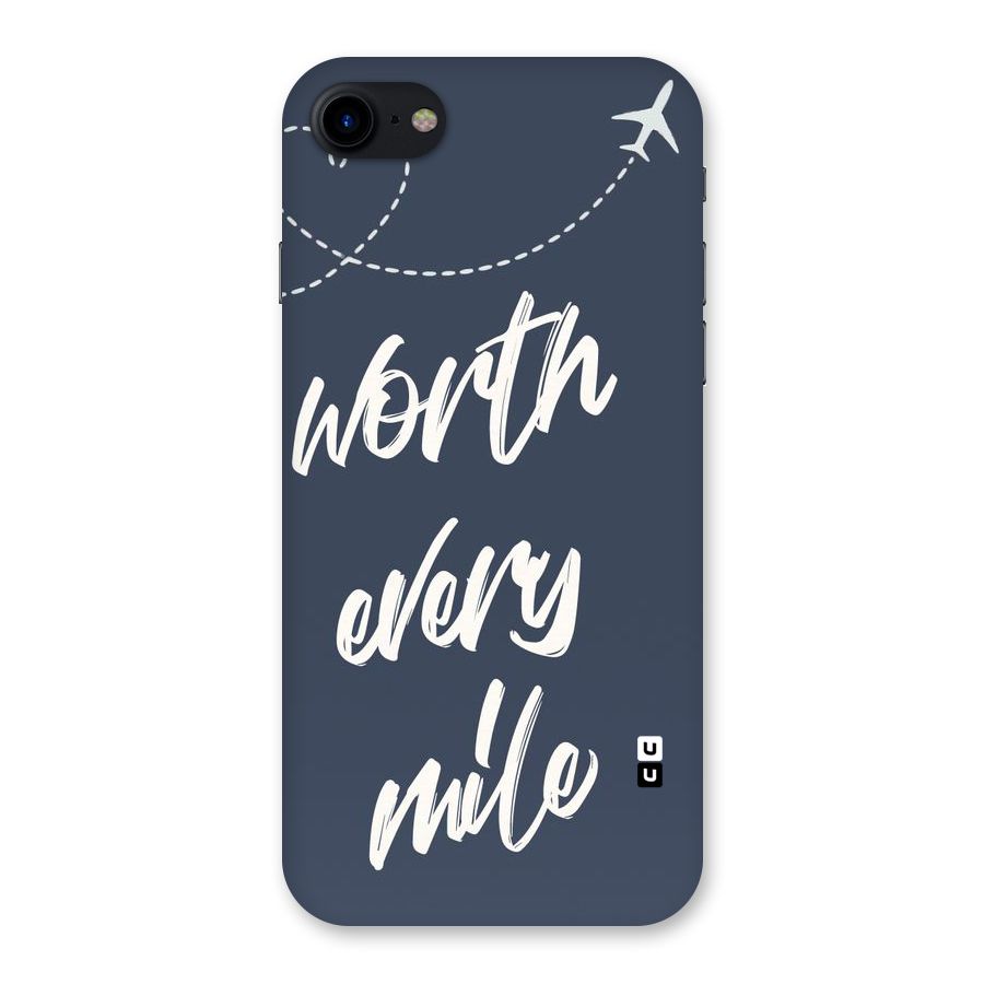 Worth Every Mile Back Case for iPhone SE 2020