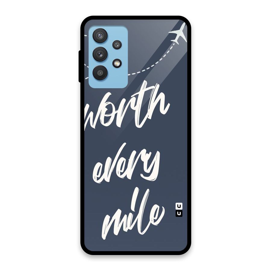 Worth Every Mile Glass Back Case for Galaxy M32 5G