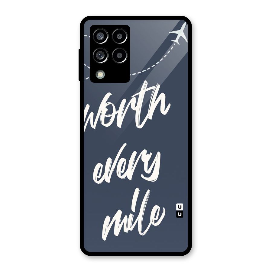 Worth Every Mile Glass Back Case for Galaxy M53 5G