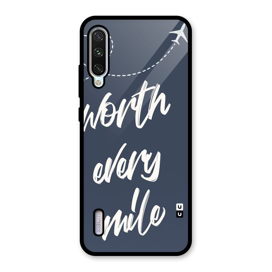 Worth Every Mile Glass Back Case for Mi A3
