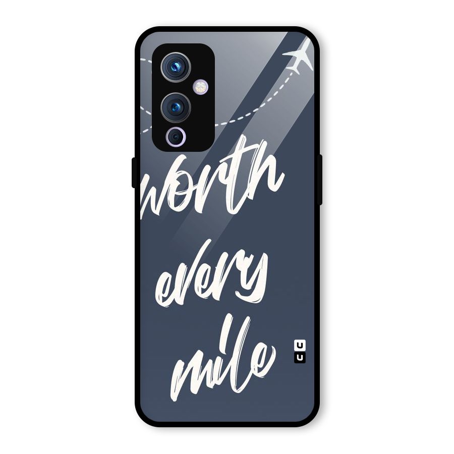 Worth Every Mile Glass Back Case for OnePlus 9