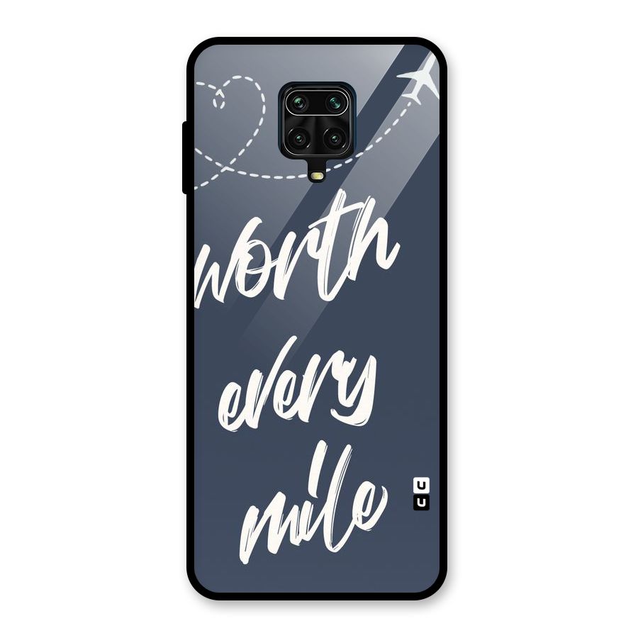 Worth Every Mile Glass Back Case for Poco M2 Pro
