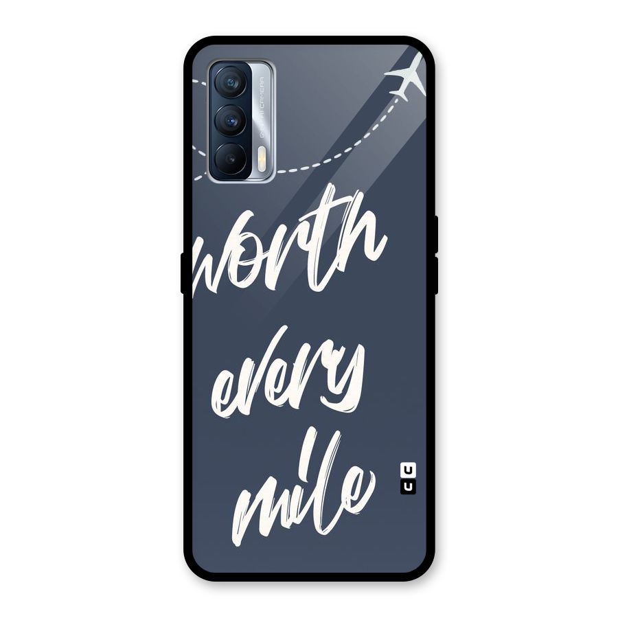 Worth Every Mile Glass Back Case for Realme X7