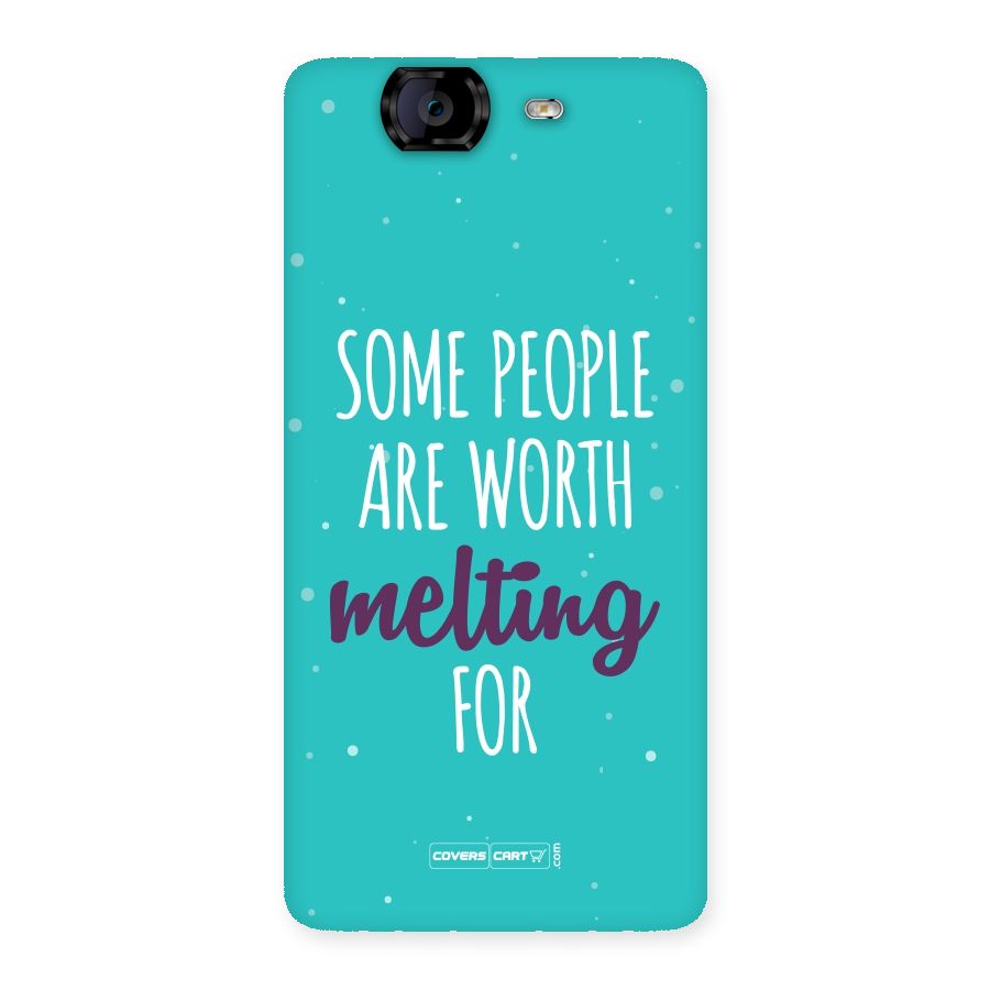 Worth Melting For Back Case for Canvas Knight A350