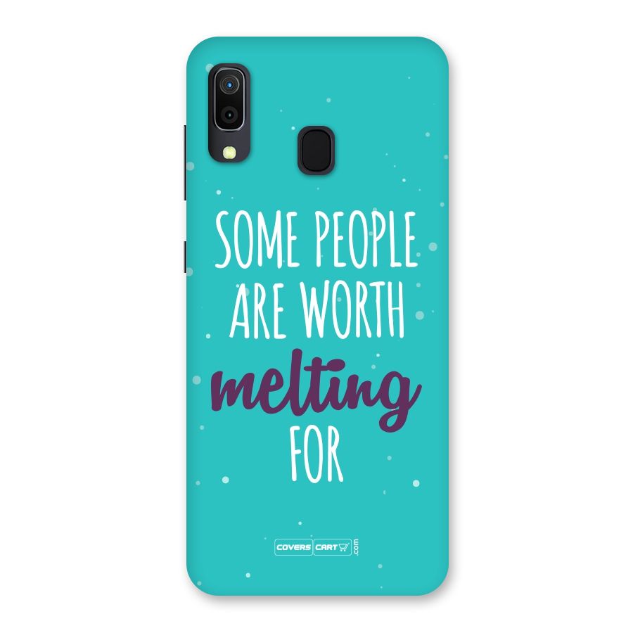 Worth Melting For Back Case for Galaxy A30