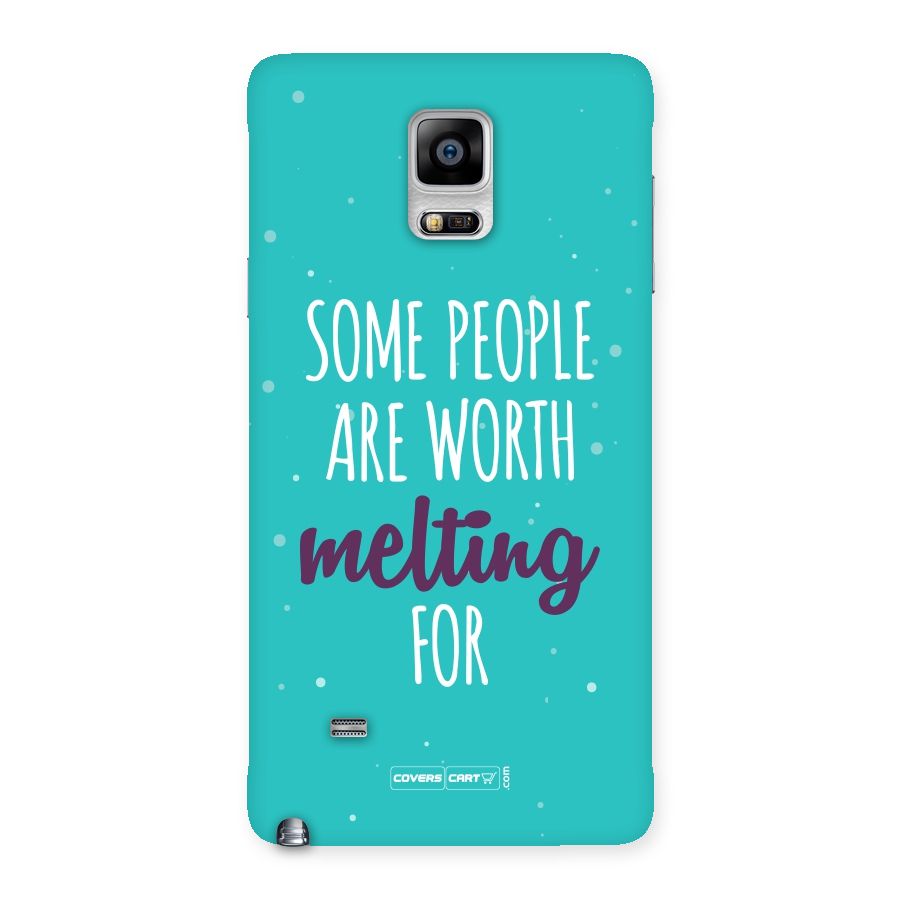 Worth Melting For Back Case for Galaxy Note 4